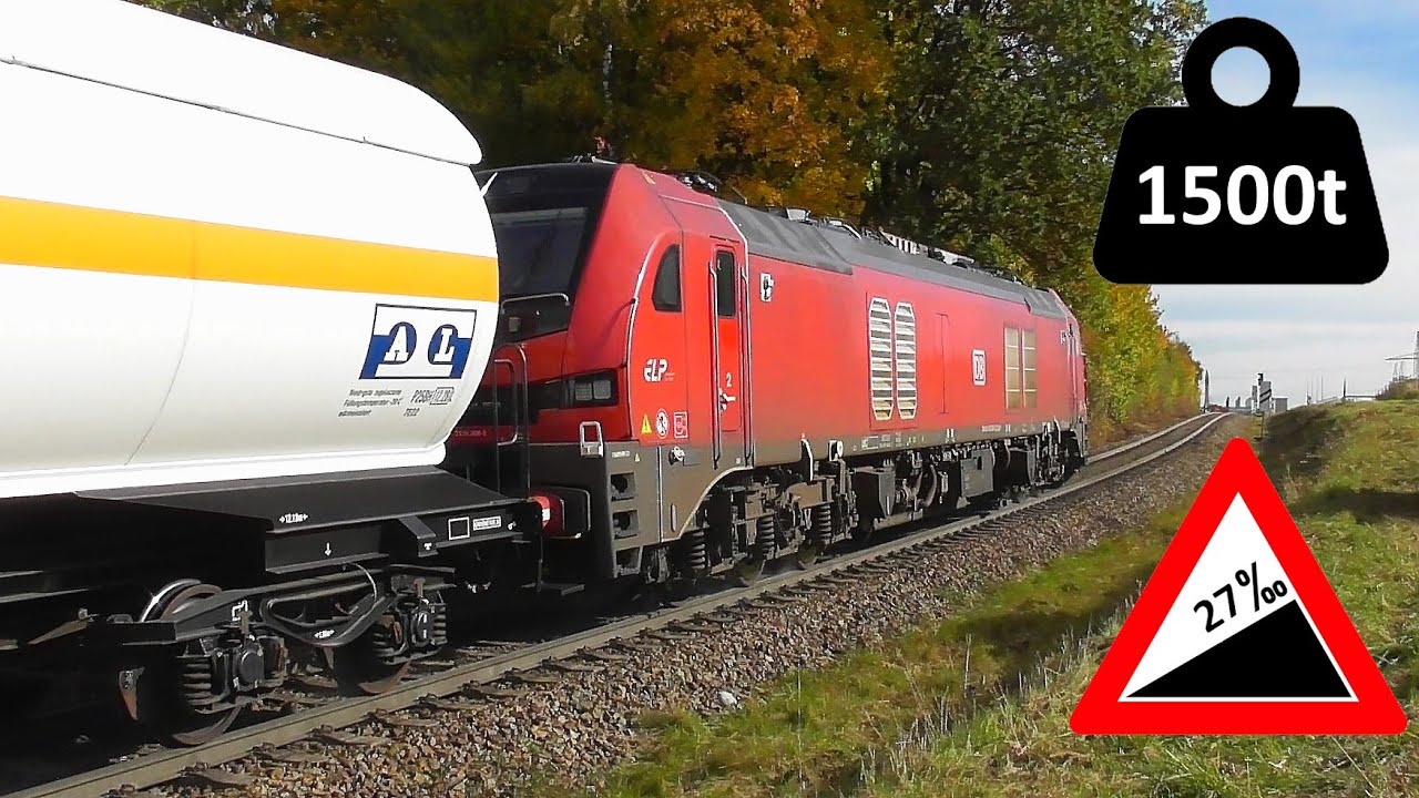 Dieselpower extrem - DB Cargo macht mit Eurodual privaten EVUs Konkurrenz, 1500t in der Steigung
