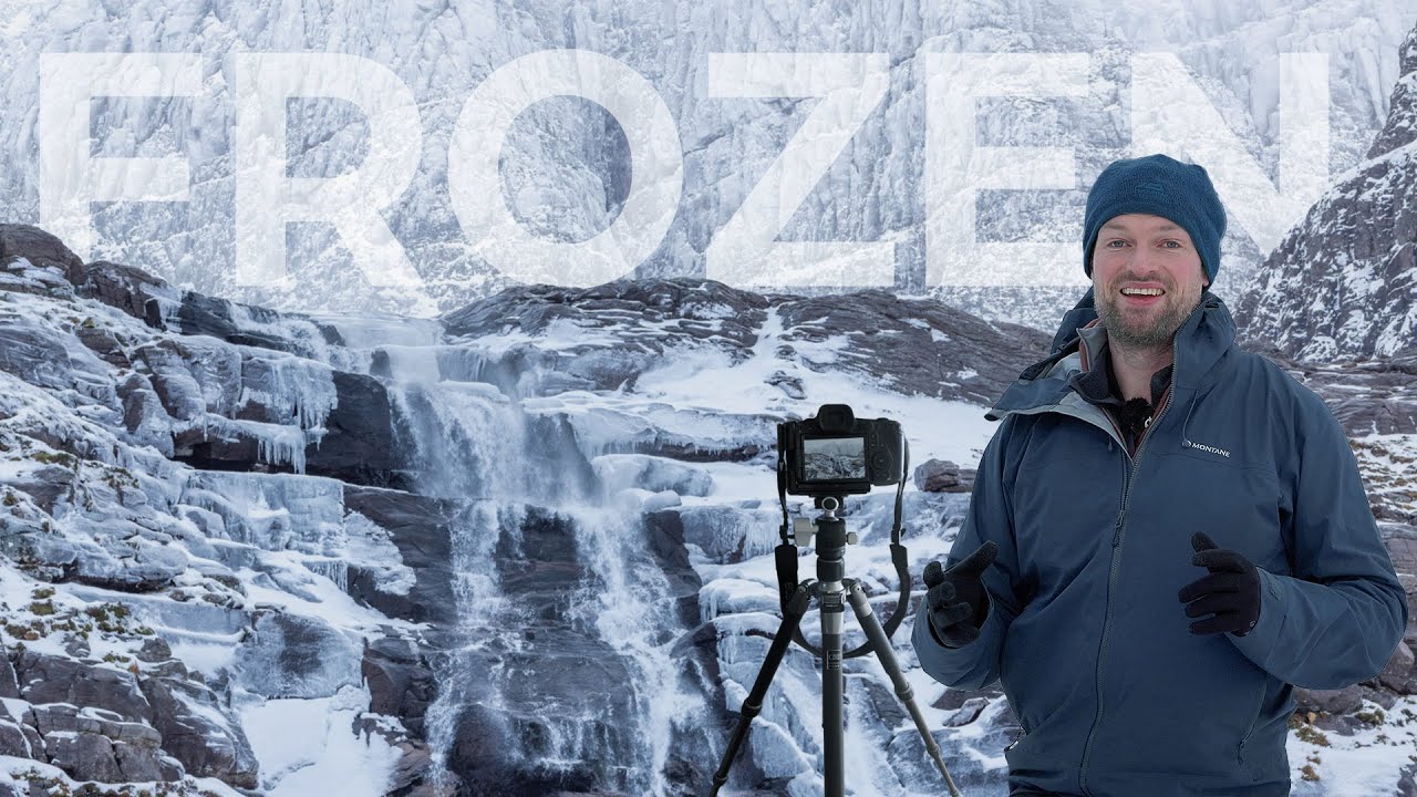 Фотографирование ЗАМЕРЗШЕЙ горы на сильном ветру