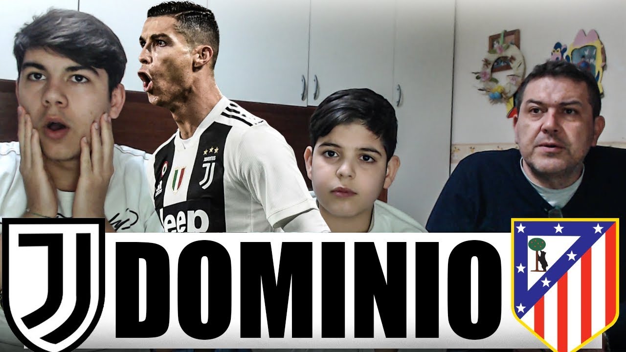 DOMINIO! RONALDO FENOMENO! JUVENTUS-ATLETICO MADRID 3-0 | LIVE REACTION