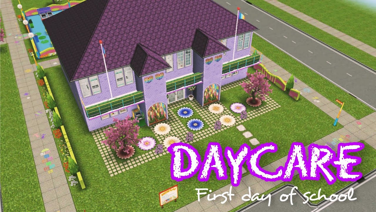 The Sims Freeplay | Toddler's Routine | Daycare School for toddlers Tour