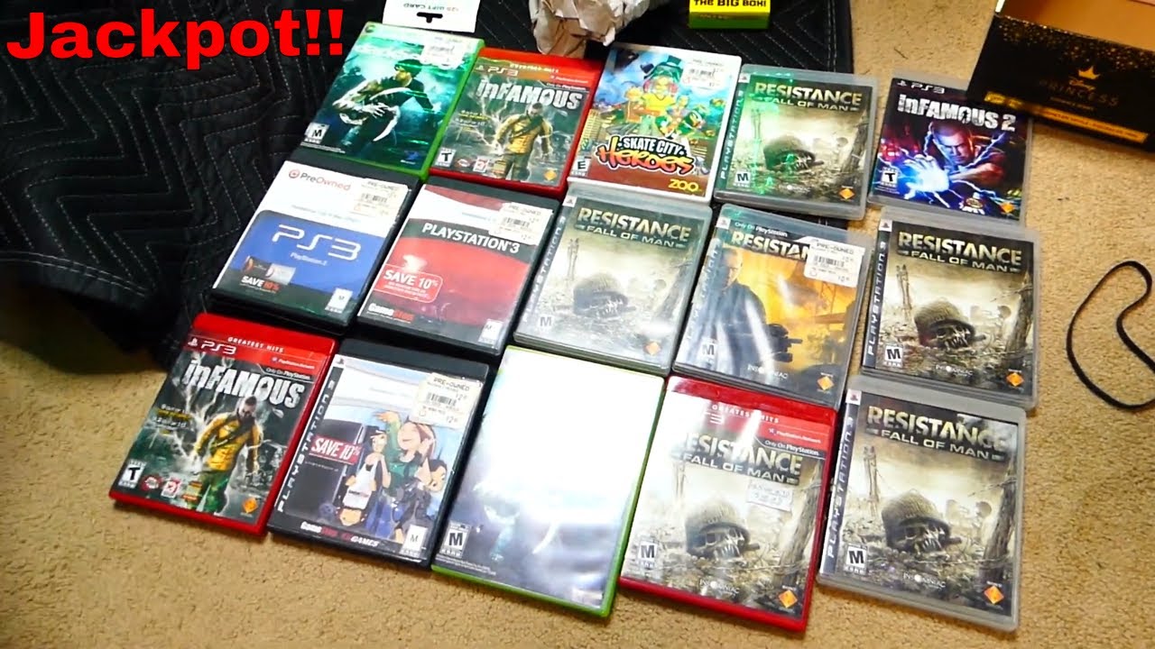 VIDEO GAME JACKPOT!!! Gamestop Dumpster Diving