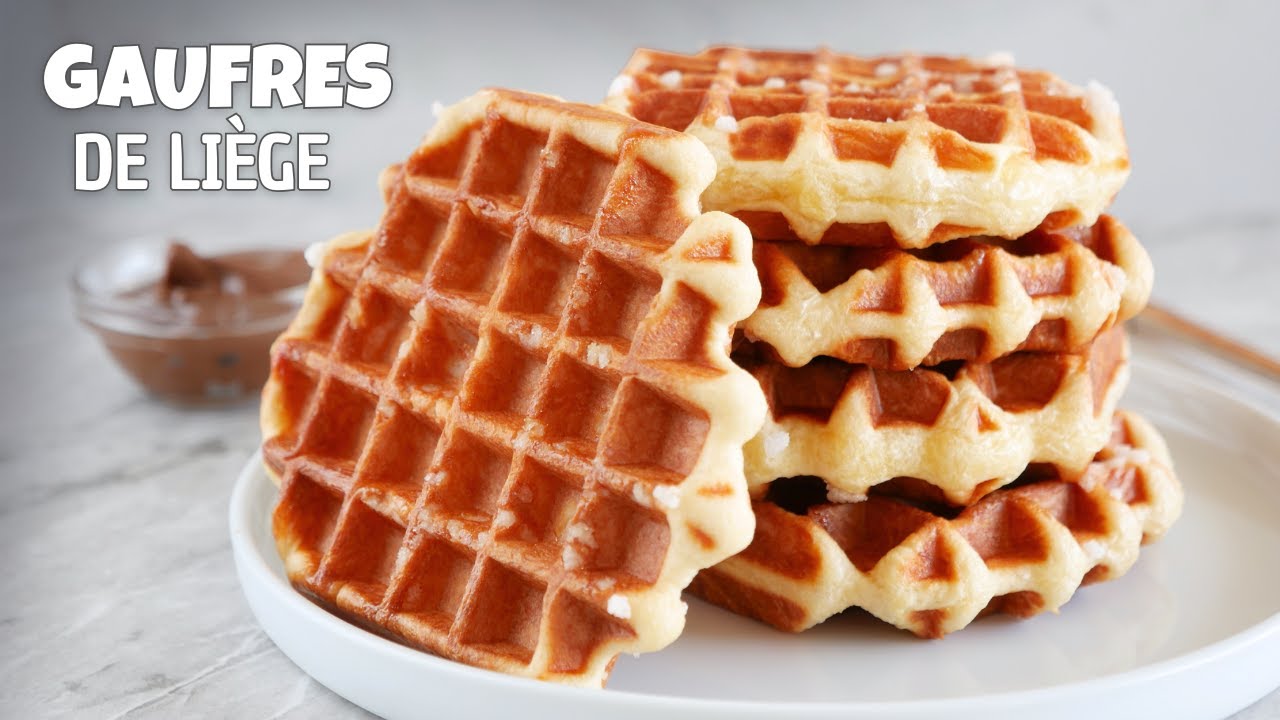 GAUFRES DE LIÈGE 🧇 | La Vraie Recette Moelleuse & Inratable (Sucre Perlé)