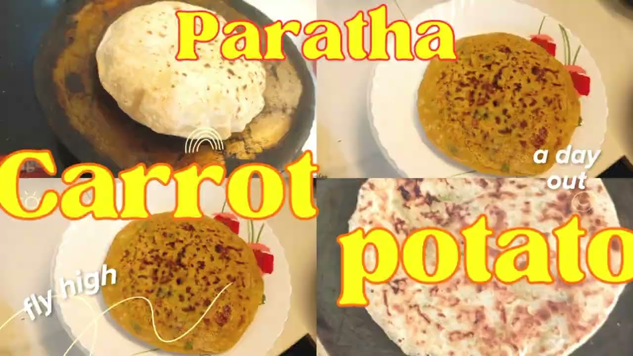 Healthy Carrot Potato Paratha | No Onion No Garlic | Perfect Breakfast l Sodelight 