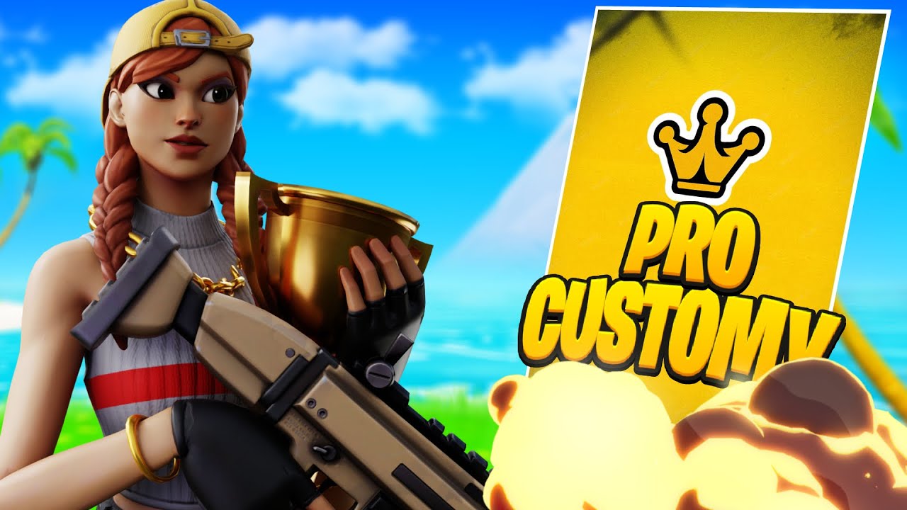 ZAGRAŁEM PRO CUSTOMY W FORTNITE