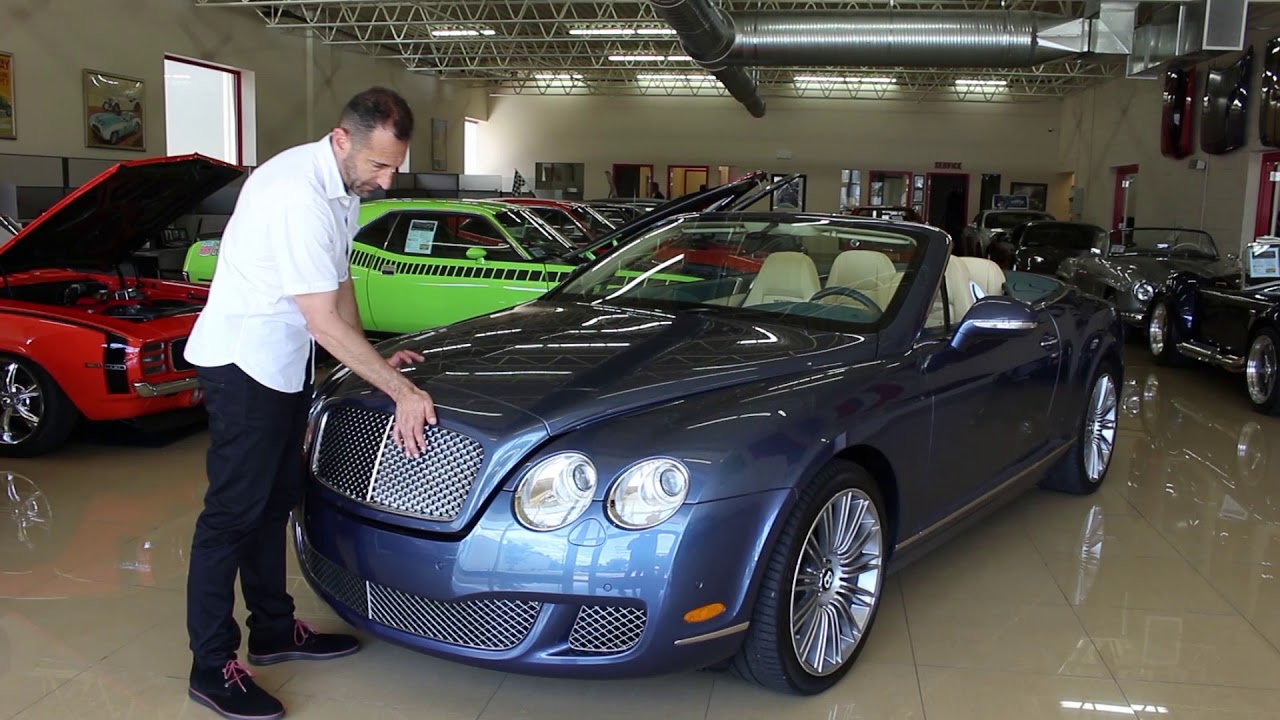 '10 Bentley Continental GTC Speed for sale with test drive, driving sounds, and walk through video