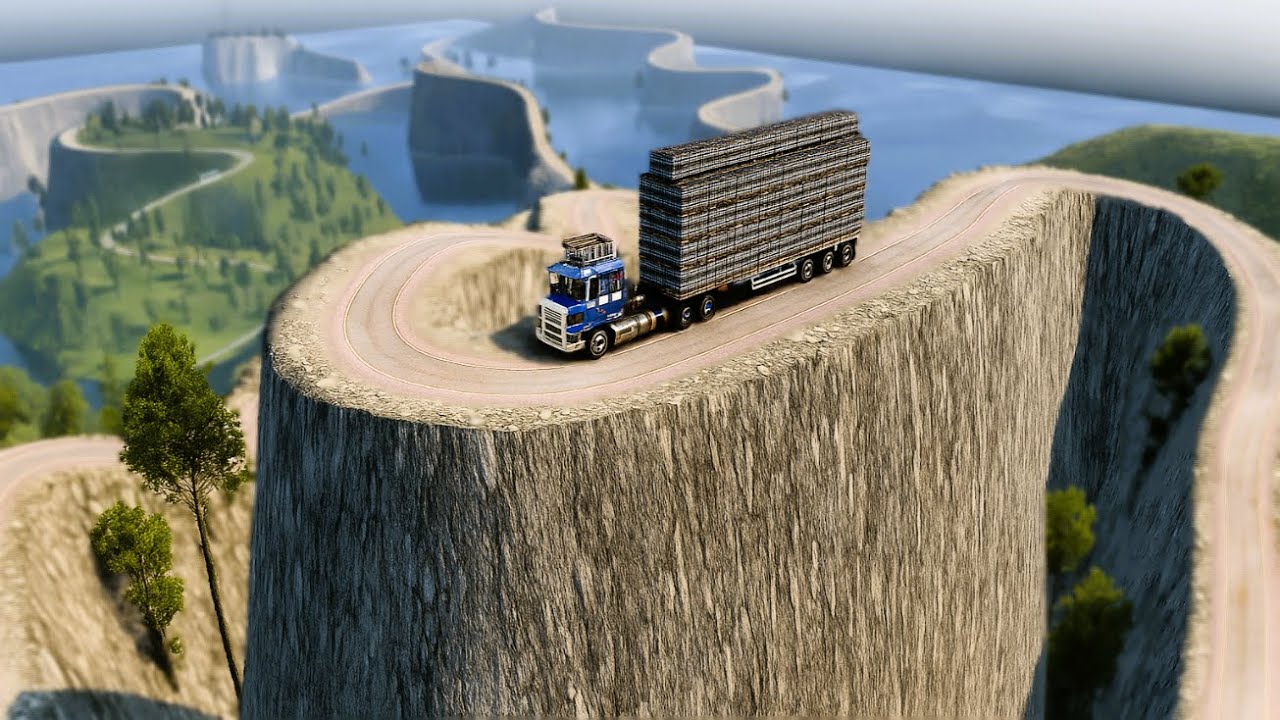 #50 Extreme Mountain at Traffic Jam | ETS2