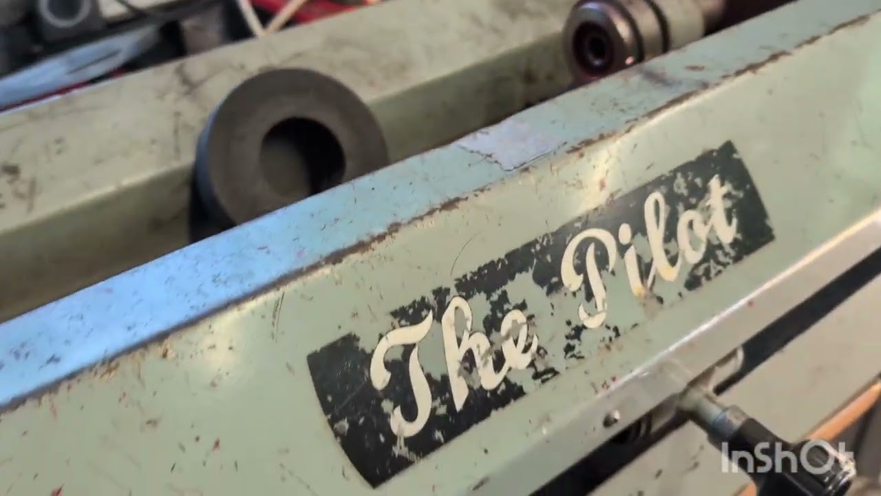 The Pilot. Changing the grinding stone on the Atterton and Ellis Grinder 
