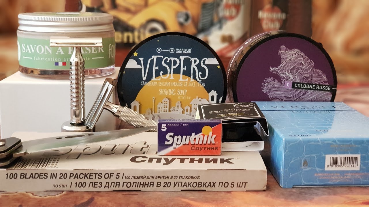 Распаковка №13 RazoRock BBS Mamba Martin de Candre Barrister And Mann Versace SPUTNIK
