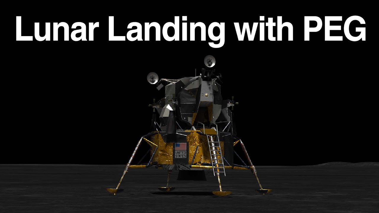 KSP - Lunar Landing with kOS and PEG