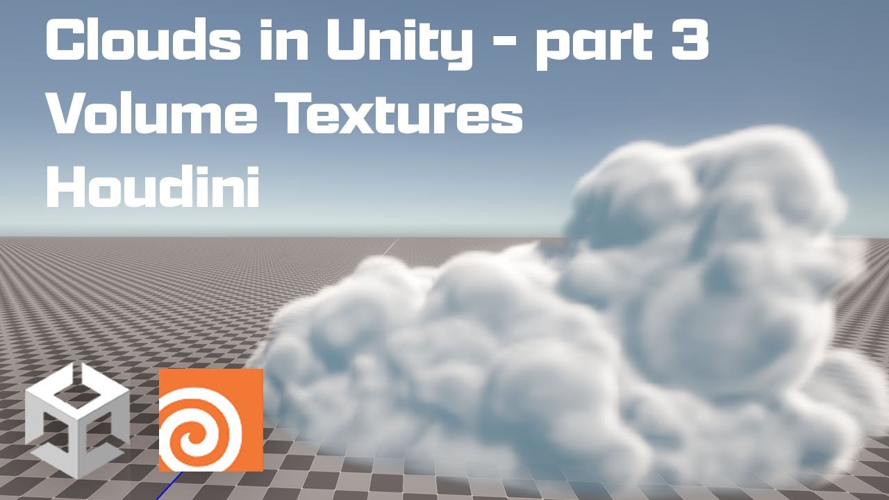 Clouds with Volumetric Textures in Unity with Houdini - part 3