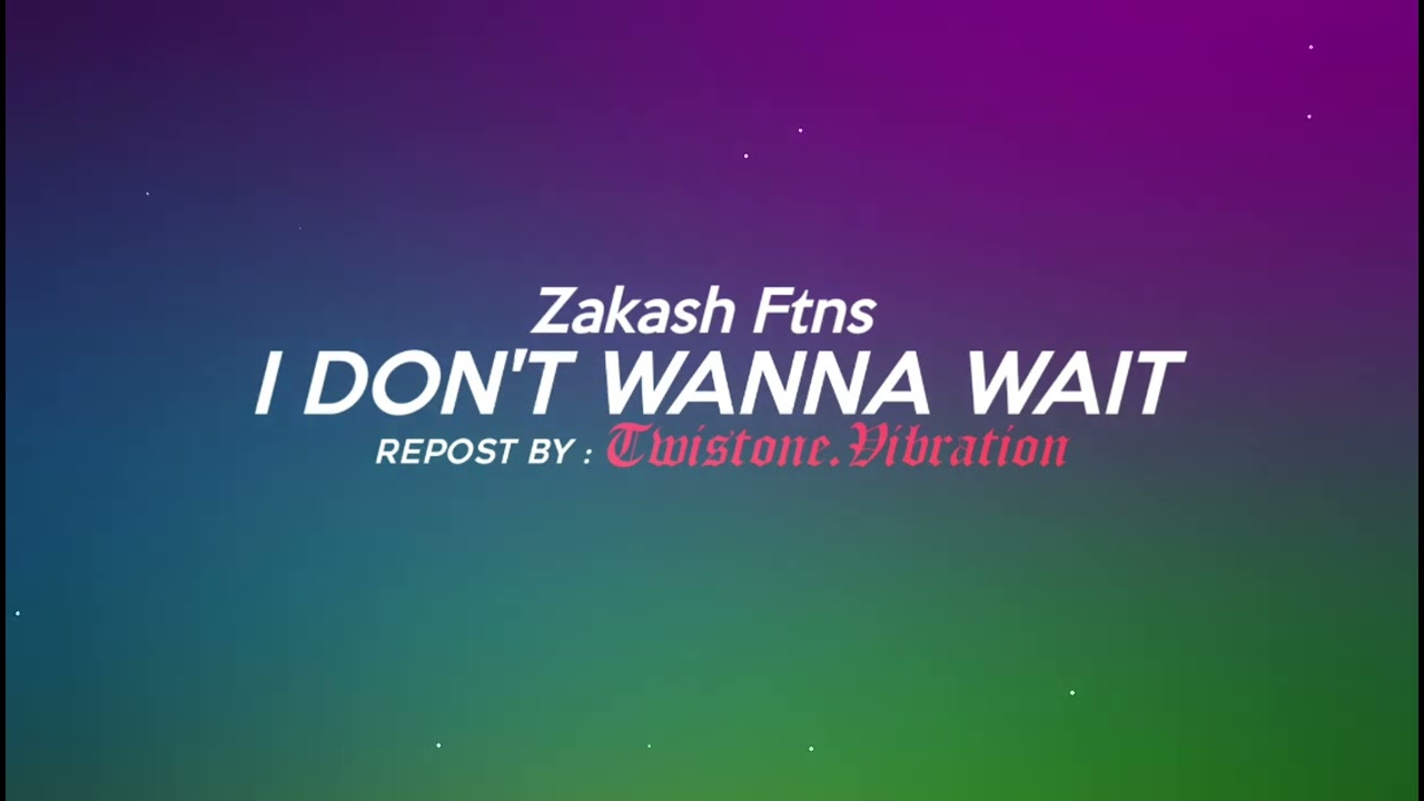 I DON'T WANNA WAIT - ( ZAKASH FTNS ) MIX 2024