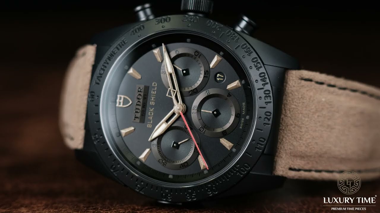Tudor Fastrider Black Shield Chronograph Ceramic Automatic Black Dial Men's Watch 42000CN 0016
