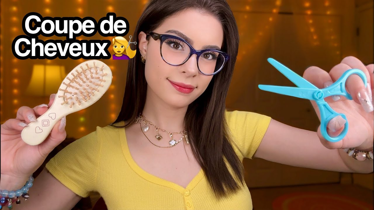 ASMR Coupe de Cheveux Rapide 💇‍♀️ Coiffeur & Soin des Cheveux | ASMR Français pour Dormir