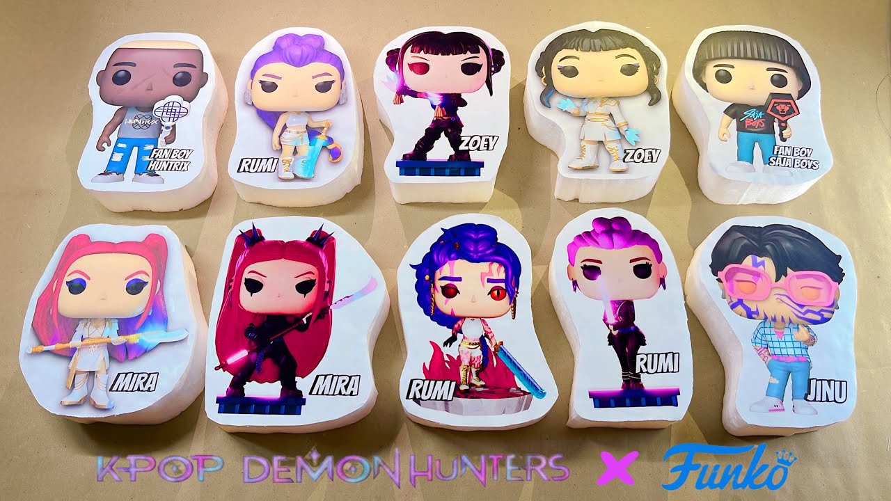 Open All Kpop Demon Hunters x Funko Pop DIY Collection So Satisfying Part 3