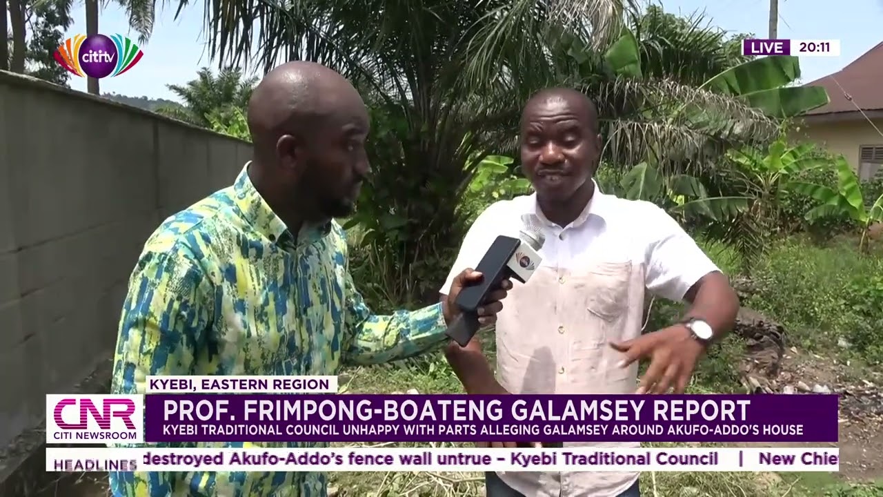 Claims galamsey destroyed Akufo-Addo’s fence wall untrue – Kyebi Traditional Council