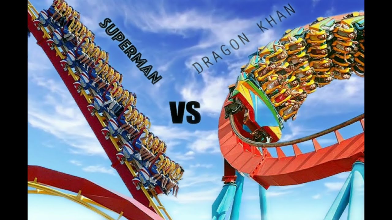DRAGON KHAN VS SUPERMAN / Gizu coaster