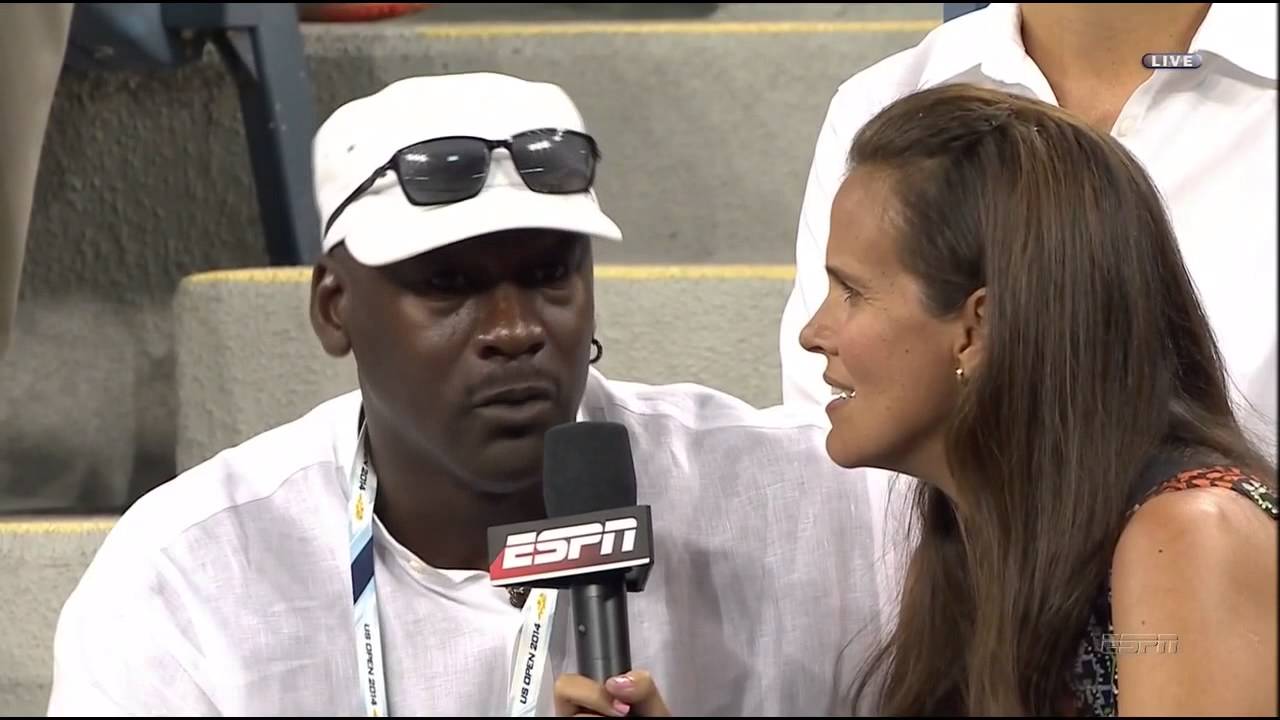 Michael Jordan Interview  - US Open