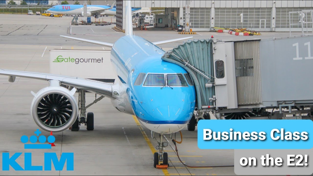 Flight Report | Business class onboard the E2! | Amsterdam to Munich | Embraer E195-E2 | KLM