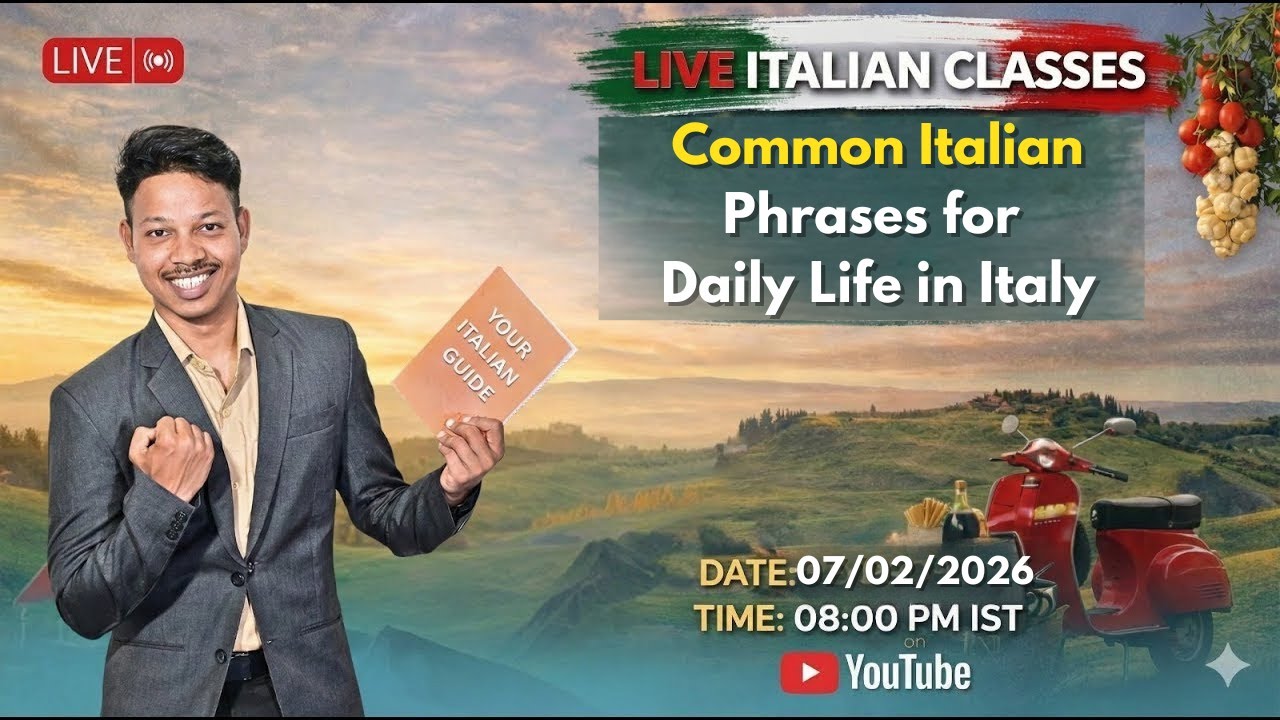 Common Italian Phrases for Daily Life | Live Italian Class