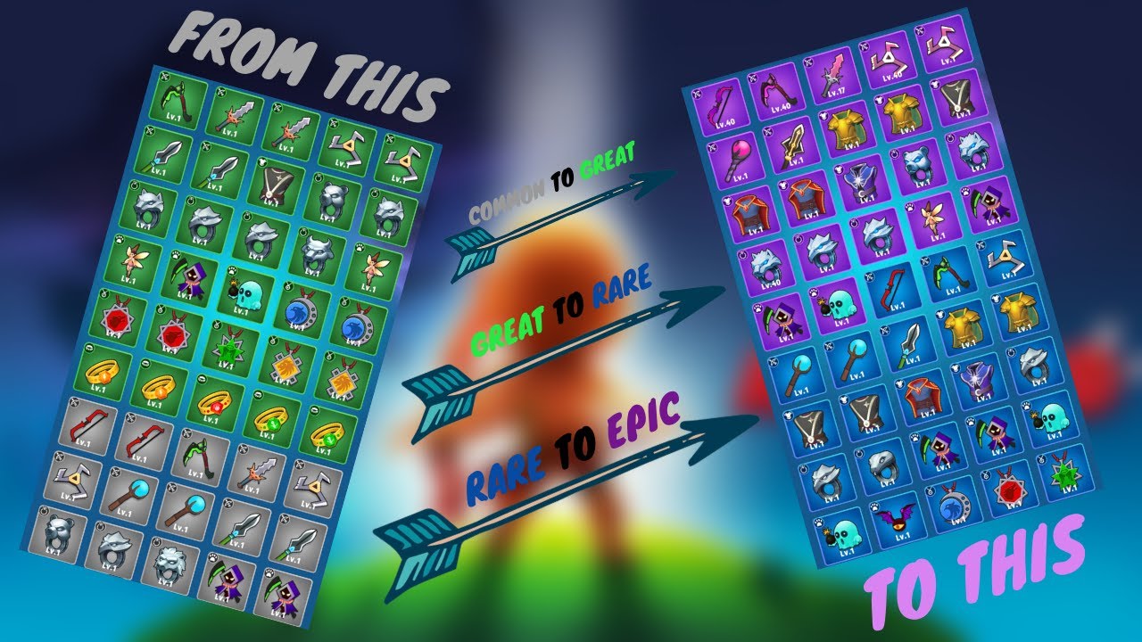 ARCHERO: The Best Way to make your WEAPON LEGENDARY!