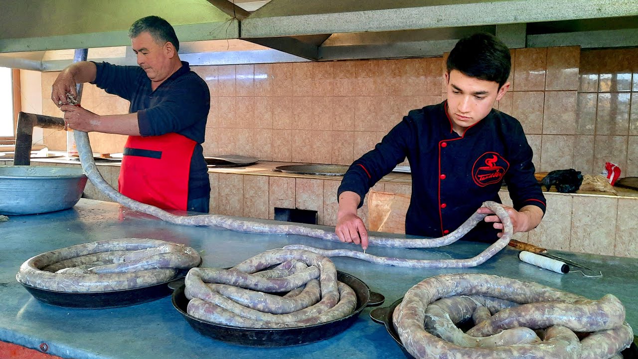 ХАСИП-узбекский колбаски в тандыре | XASIP-Uzbek sausage in tandoor