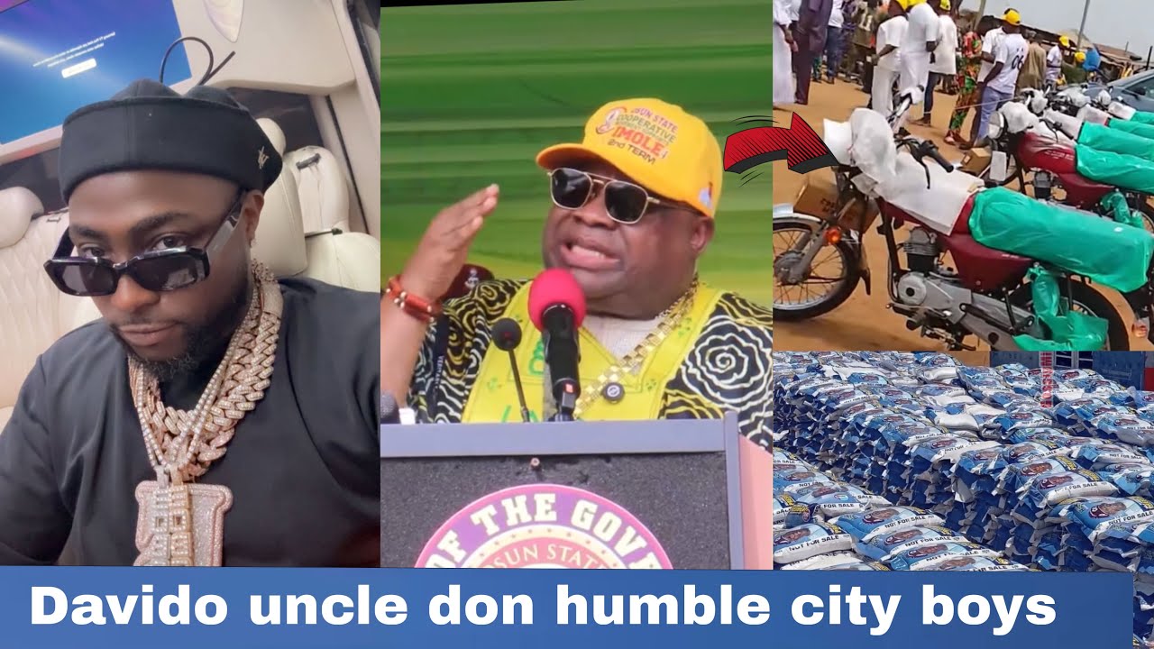 DAVIDO REACTION AS UNCLE GOVERNOR ADELEKE HUMBLE TINUBU CITY BOYS MOVEMENT WITH MAJOR PALLIATIVE