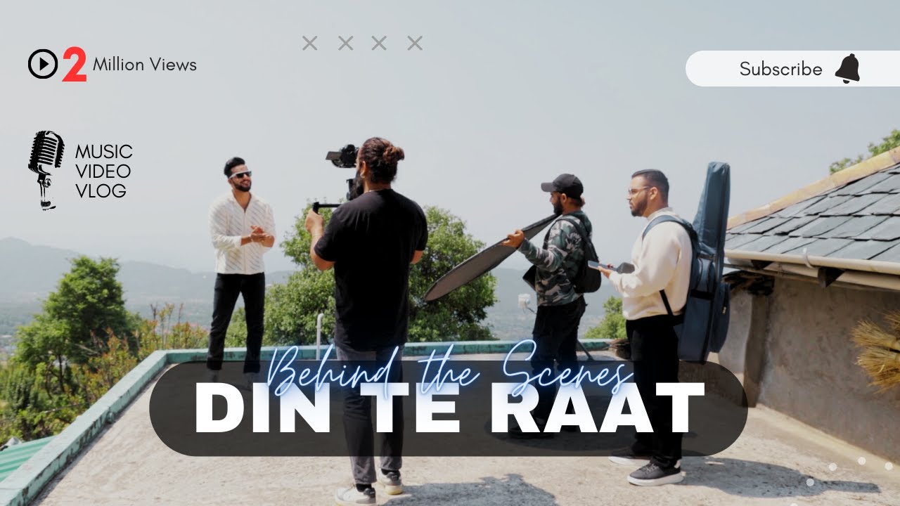 DIN TE RAAT Making- @FukraInsaan x KKartik  #abhishekmalhan #baklogger @malhanrecords3399