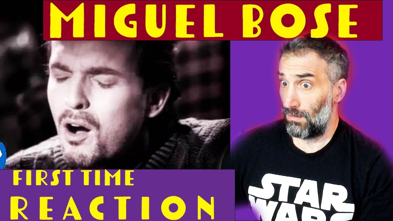 Miguel Bosé - Si Tú No Vuelves (1993) FIRST TIME REACION REACCION