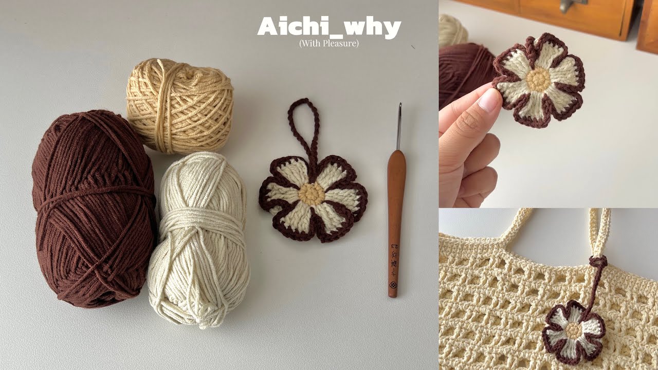 Crochet Decorative Flowers || Hướng Dẫn M&oacute;c B&ocirc;ng Hoa Trang Tr&iacute;