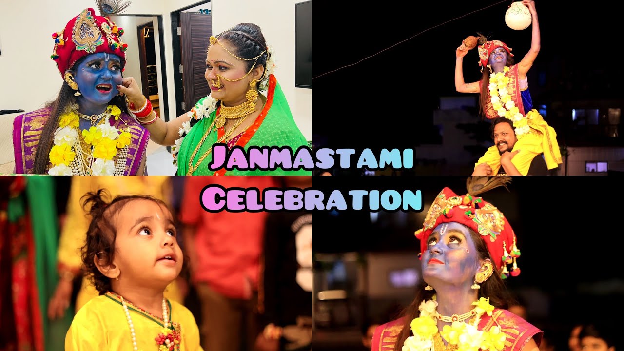 Best Shri Krishna Janmashtami Celebration Ever | Most difficuilt Look Creation of Krishna Dahi Handi