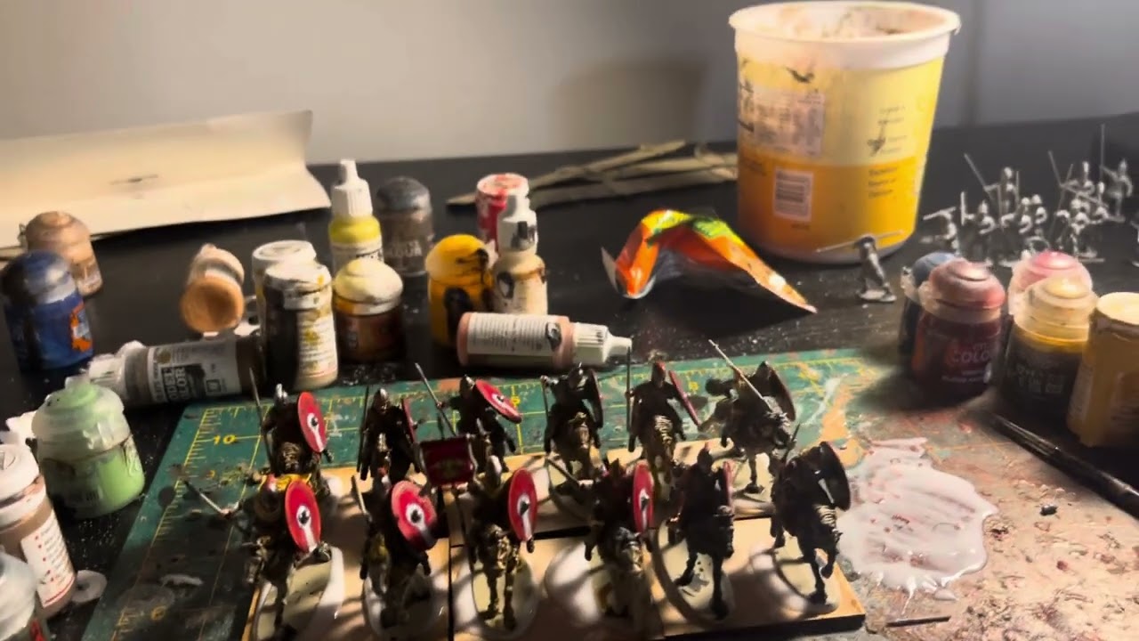 Victrix Late Roman Cav and hoplite assembly bench update