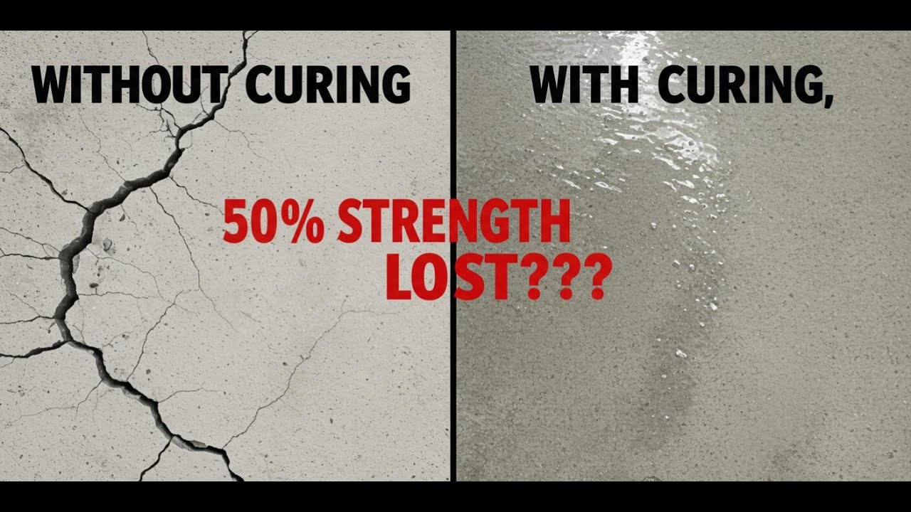 Concrete Curing Secrets: How to Build Stronger, Longer-Lasting Structures! # #civilengineering