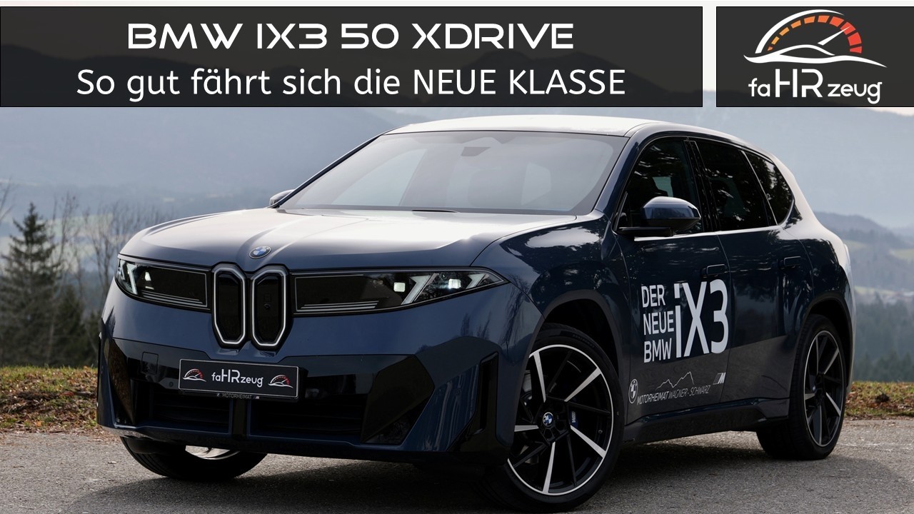 BMW iX3 50 xDrive (NA5): 469 PS & 800 km Reichweite | Erste Fahrt mit der Neuen Klasse | Alle Infos