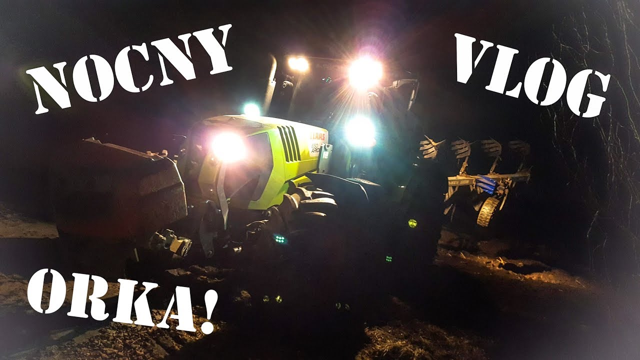 Nocna orka! Claas Arion 650! AgroGarrison! 😁