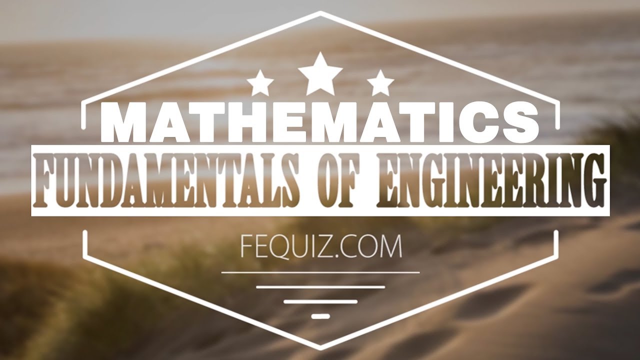 FE Practice Exam Online at fequiz.com - The best way to pass FE Exam is to Practice
