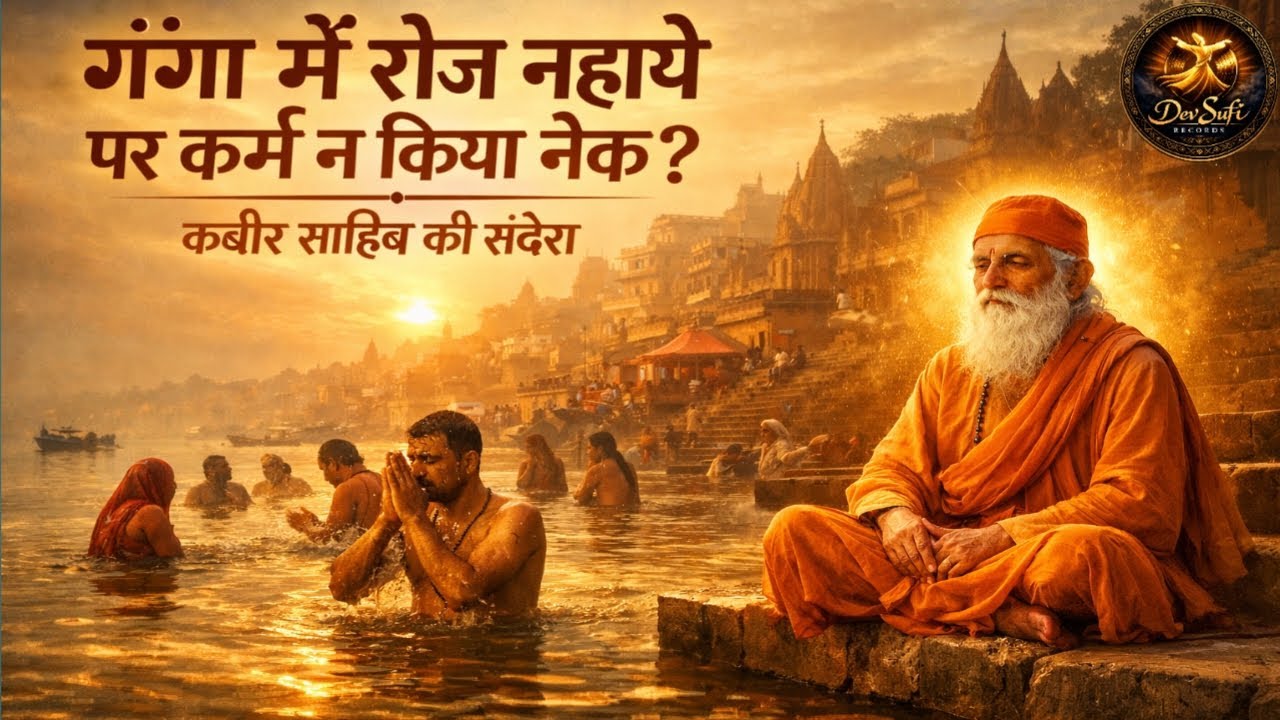 गंगा में रोज नहाये पर कर्म न किया नेक { कबीर साहिब की संदेश } #hindibhajans #kabirsandesh 