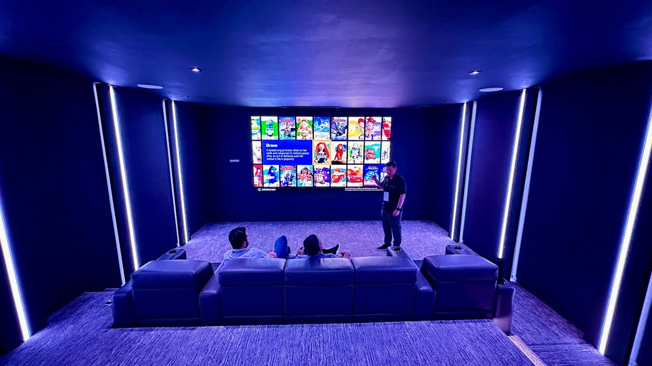 Apple TV VS Kaleidescape &JBL Synthesis 7.4.4 Home Theater DEMO