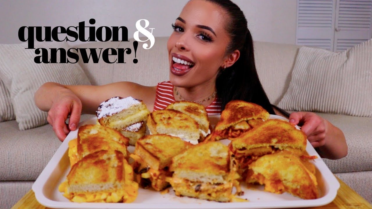 EPIC GRILLED CHEESE MUKBANG