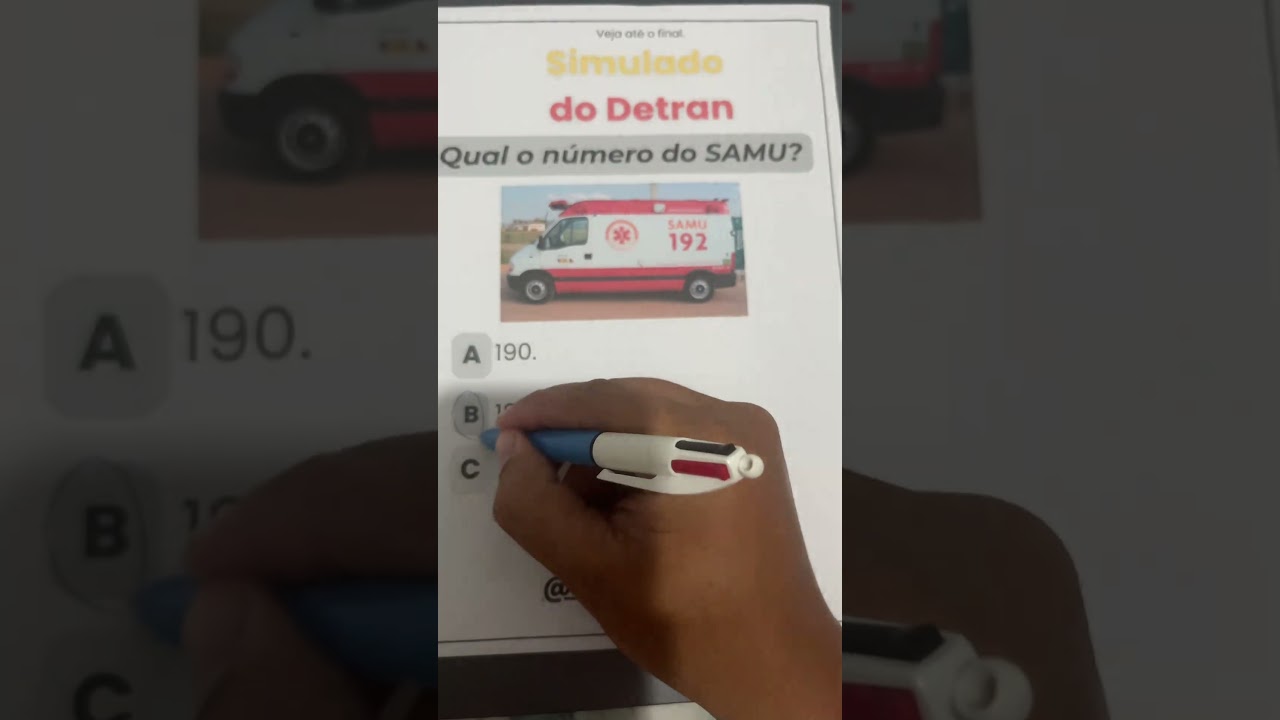 APRENDA EM 1 MINUTO QUESTÕES DO SIMULADO DO DETRAN 🚗📘