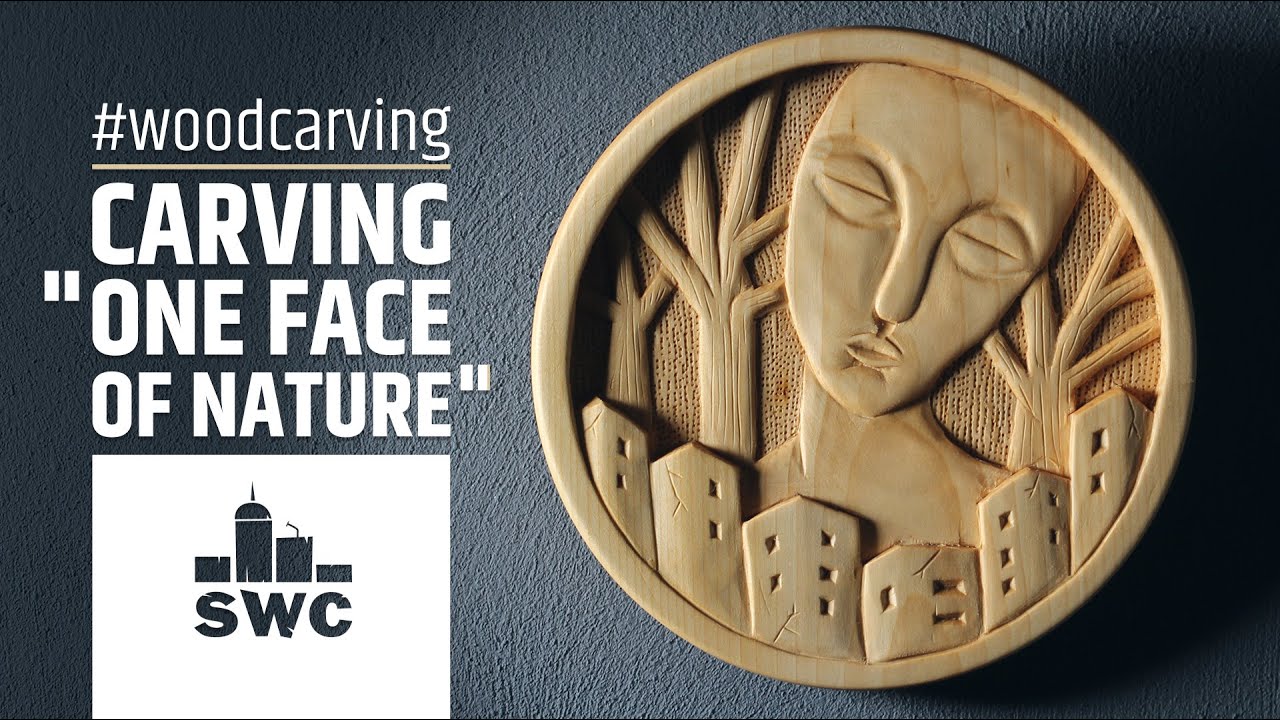 Wood carving wall art - 