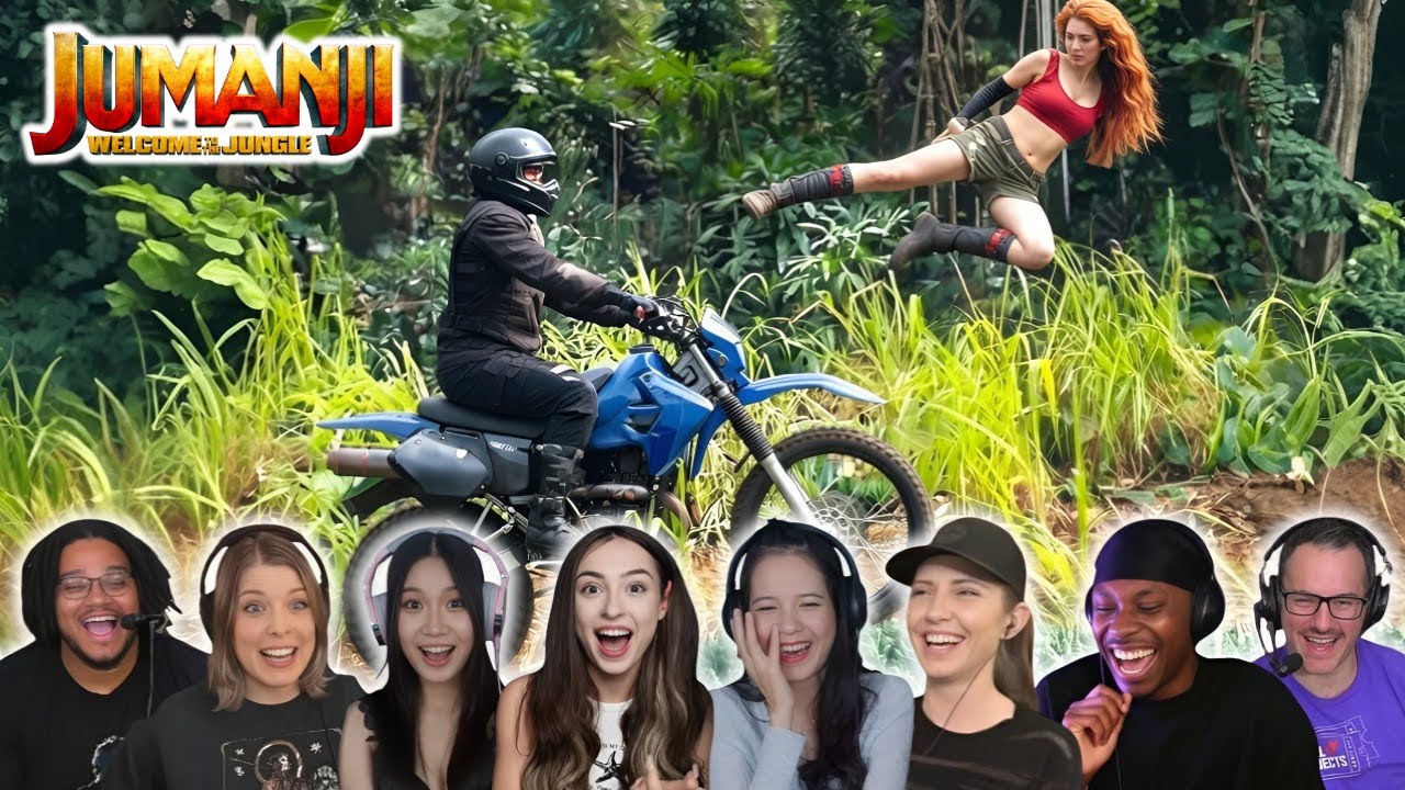 BEST Reaction to ''MOTORCYCLE ASSAULT SCENE'' in Jumanji: Welcome to the Jungle (2017)
