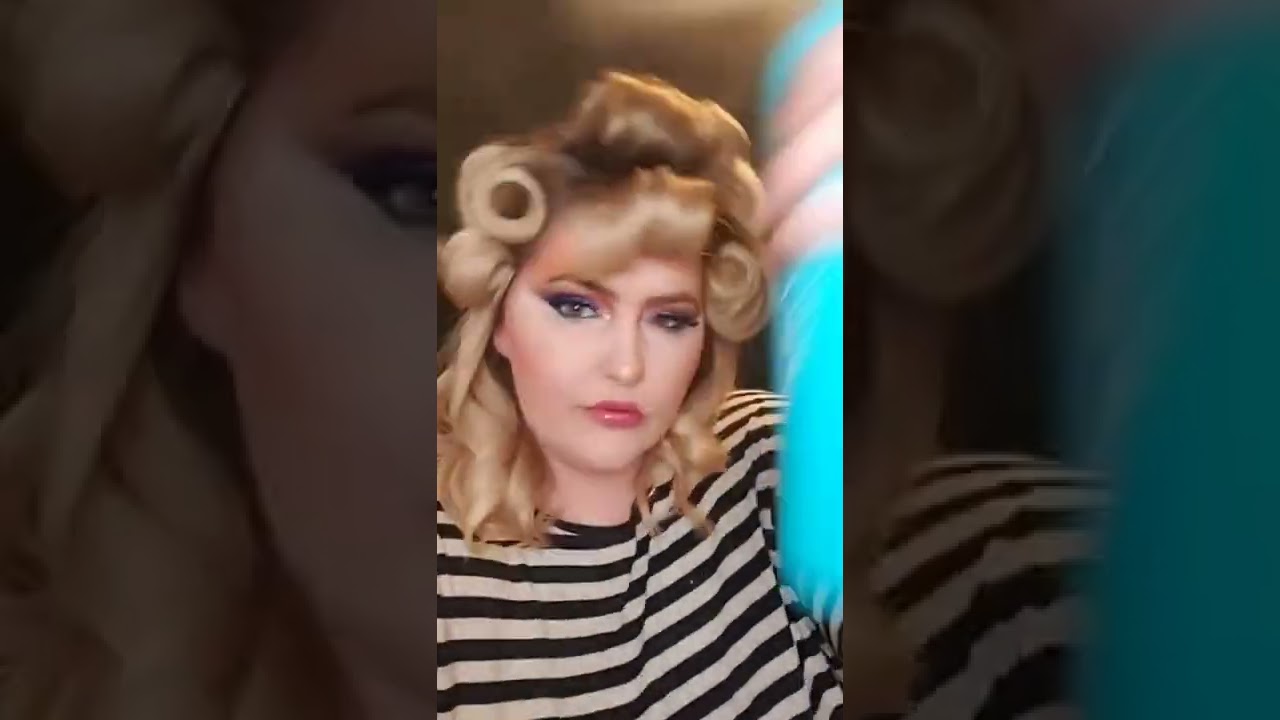 my totally tubular hair 😎 #80s #80shair #80shairtutorial #80slady