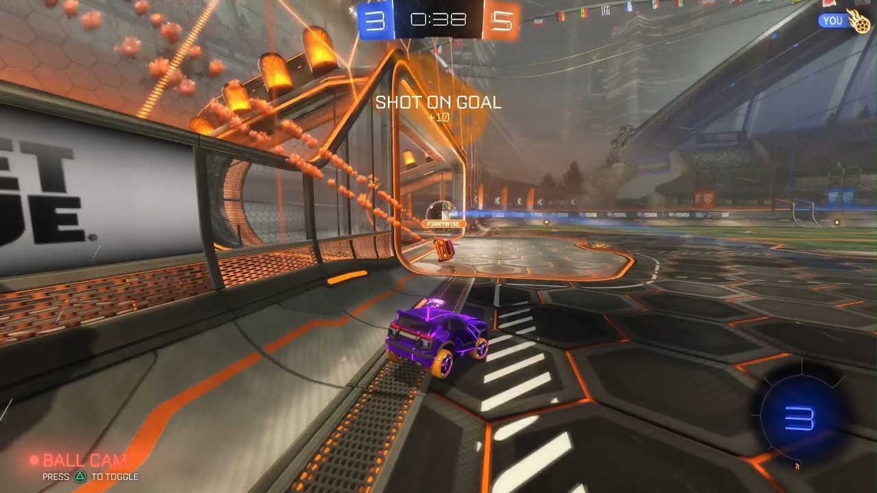 When adrenaline hits in last seconds #overtimewin  #rocketleague