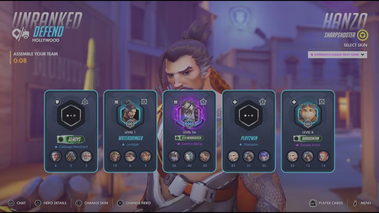 Oh no! It's Hanzo with okay aim! Overwatch