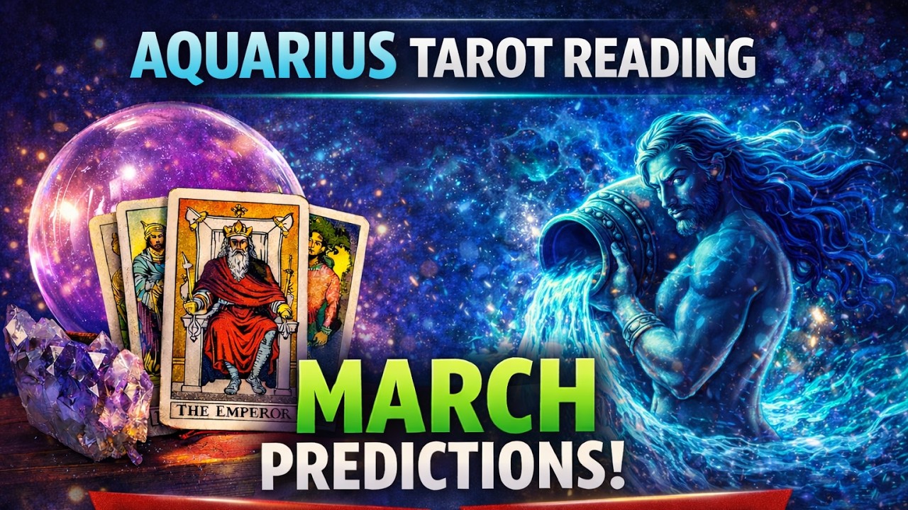 Aquarius March 2026 Tarot Reading 🙏 An UNEXPTECTED GAIN Comes Your Way!