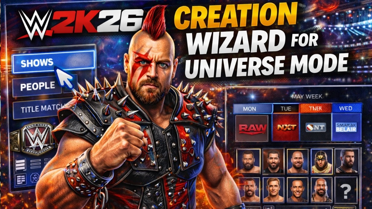 I Think I Figured Out  WWE 2K26 Creation Wizard Feature!