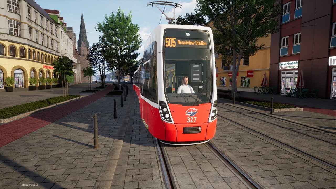 505 Dundas  West Tram Route on City Transport Simulator | Flexity Wien |