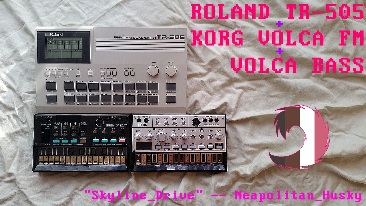 [KORG Volca FM + Volca Bass + Roland TR-505] 