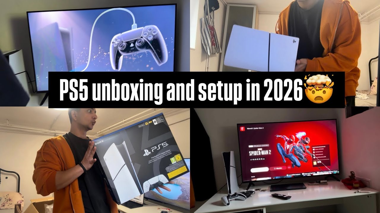 PS5 Unboxing and setup 2026 🇩🇪🤯 | Still worth it?