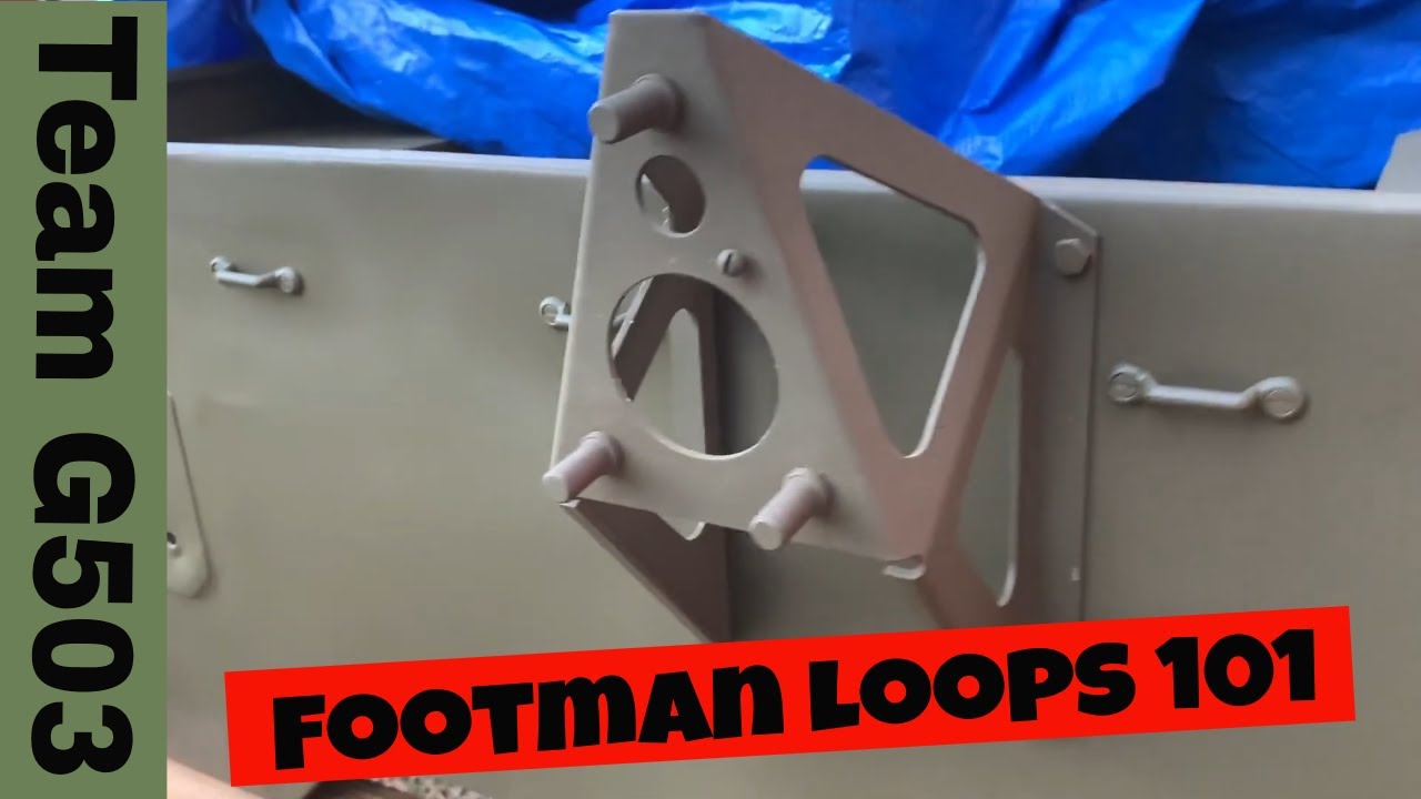 Footman Loops 101 Installation 1943 Willys MB Team G503